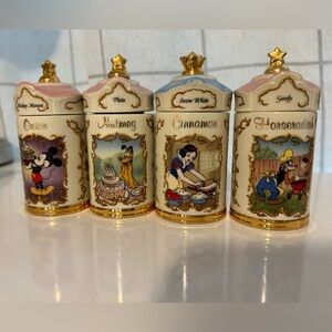 Lenox Disney Spice Jars 🩵